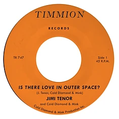 Jimi & Cold Diamond & Mink Tenor - Is There Love In Outer Space? Transparent Yellow Vinyl Edition