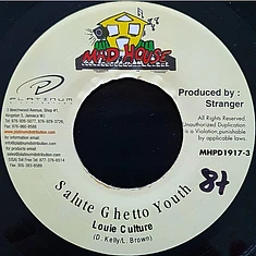Louie Culture - Salute Ghetto Youth