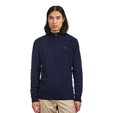 Polo Ralph Lauren - Cable-Knit Wool-Cashmere Zip Sweater