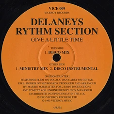 Delaney's Rhythm Section - Give A Little Time