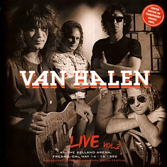 Van Halen - Live At The Selland Arena Fresno 1992 Volume 2 Transparent Orange Vinyl Edtion