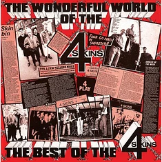 4 Skins - Wonderful World - The Best Of The 4-Skins Blood Red Transparent Vinyl Edition