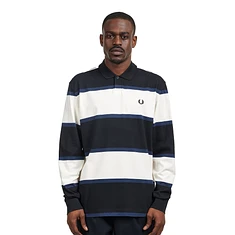 Fred Perry - Striped Long Sleeve Polo Shirt