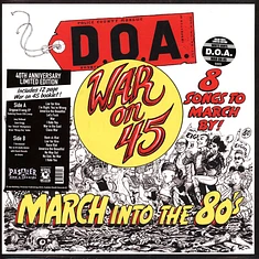 DOA - War On 45 - 40th Anniversary Bonus Tracks White Vinyl Edition