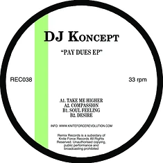 DJ Koncept - Pay Dues EP