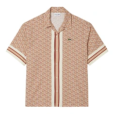 Lacoste - Short Sleeved Monogram Print Shirt