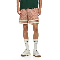 Lacoste - Elasticated Monogram Print Shorts