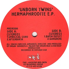 Unborn Twins - Hermaphrodite E.P.