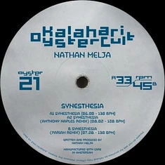 Nathan Melja - Synesthesia 2024 Repress