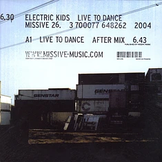 Electric Kids - Live To Dance