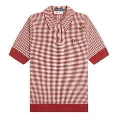 Fred Perry x Amy Winehouse Foundation - Gingham Knitted Shirt