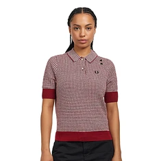 Fred Perry x Amy Winehouse Foundation - Gingham Knitted Shirt