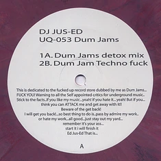 Jus-Ed - Dum Jams