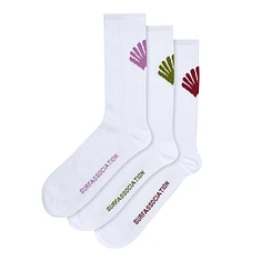 New Amsterdam Surf Association - Logo Socks 3 Packs