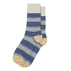 ROTOTO - Horizontal Stripe Crew Socks