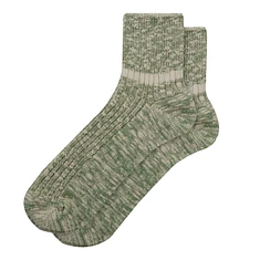 ROTOTO - OG Cotton Slub Stripe Ankle Socks