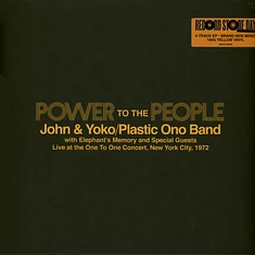 John & Yoko's Plastic Ono Band Elephant's Memory - Power To The People - Live At The One To One Concert, New York City, 1972 Record Store Day 2025 Edition