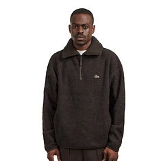 Lacoste - High Neck Zipped Fleece Sweatshirt