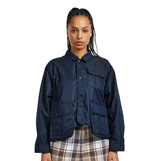 Beams Boy - Chambray Gabardine Short Fishing Jacket