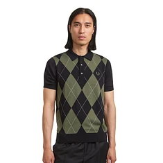 Fred Perry - Argyle Knitted Shirt