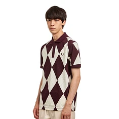 Fred Perry - Argyle Print Polo Shirt