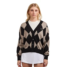 Fred Perry - Argyle Pointelle Cardigan