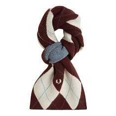 Fred Perry - Brushed Argyle Scarf