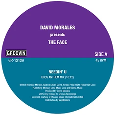 David Morales presents The Face - Needin' U
