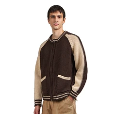 FrizmWORKS - Wool Varsity Zipup Cardigan