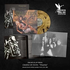 Cradle Of Filth - Vempire Or Dark Faerytales In Phallustein Orangeblack Wheat Marble
