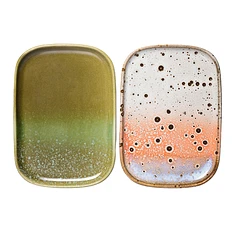 HKLIVING - 70s Ceramics: Small Trays (Set of 2)