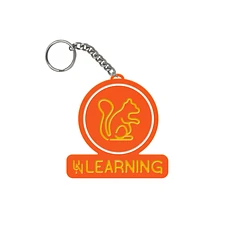 Evidence of Dilated Peoples - Unlearning Squirrel Logo Key Chain
