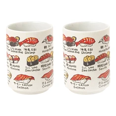 Beams Japan - Ceramic Sushi Cup (Set of 2)