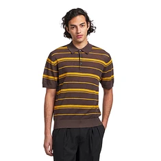 Beams Plus - Mesh Polo Stripe