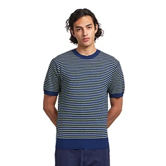 Beams Plus - Knit Tee Dot Pattern Jacquard