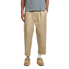 Beams Plus - 2 Pleats Tapered Twill