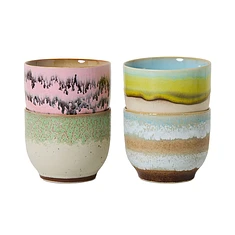 HKLIVING - 70s Ceramics: Café Cups (Set of 4)