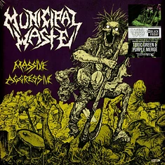Municipal Waste - Massive Aggressive Black Friday Record Store Day 2025 Green / Purple Vinyl Edition