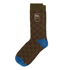 Brain Dead - Logohead Dress Socks