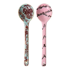 HKLIVING - 70s Ceramics: Serving Spoons (Set of 2)