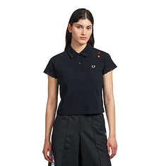 Fred Perry x Amy Winehouse - Embroidered Detail Polo Shirt