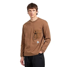 and wander - Heavy Cotton Pocket LS T