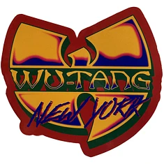 Wu-Tang Clan - New York Logo Red Sticker