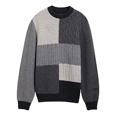 Barbour - Patchwork Cable Crew