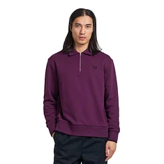 Fred Perry - Half Zip Collared Sweatshirt