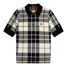 Fred Perry - Boucle Tartan Knitted Shirt