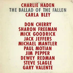 Charlie Haden / Carla Bley - The Ballad Of The Fallen