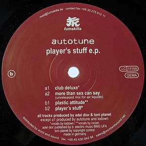 Autotune - Player's Stuff E.P.