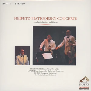 Jascha Heifetz / Gregor Piatigorsky - Piatigorsky