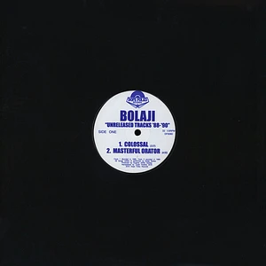 Bolaji - Unreleased Tracks '88-'90